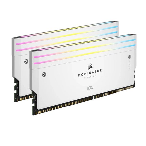 Kit de iluminación Corsair VENGEANCE RGB PRO Light Enhancement color blanco con módulos decorativos RGB para completar visualmente los bancos de memoria DDR4 compatibles y sincronización mediante Corsair iCUE.