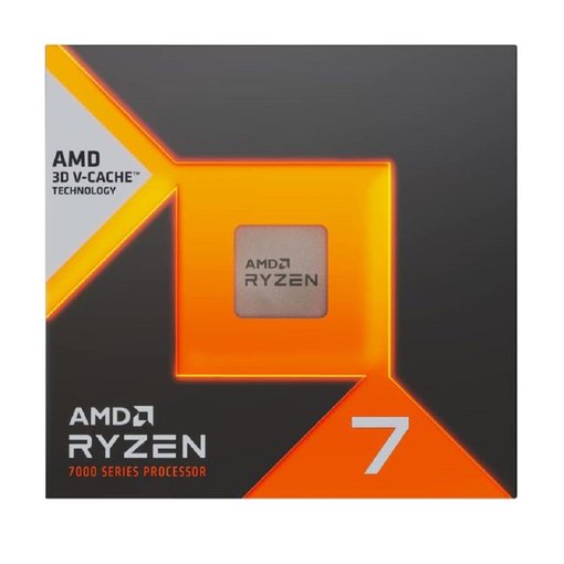 Procesador AMD Ryzen 7 7800X3D — CPU de escritorio con 8 núcleos, 16 hilos, arquitectura Zen 4 con 3D V‑Cache, frecuencia turbo de hasta 5.0 GHz, 96 MB de caché L3 y socket AM5, ideal para gaming competitivo y productividad avanzada.