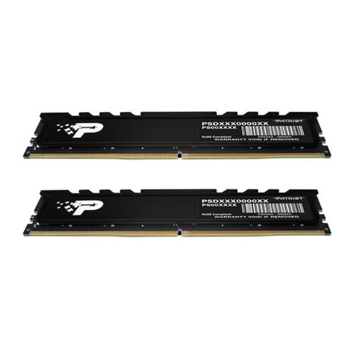 Memoria PATRIOT Signature Premium 32GB DDR5 4800MT/s CL40 PSP532G4800KH1 con disipador de aluminio para PC de escritorio, gaming, productividad y alto rendimiento