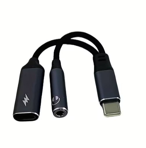 Imagen de ADAPTADOR USB-C M TO USB-C H Y 3.5MM GENERICO