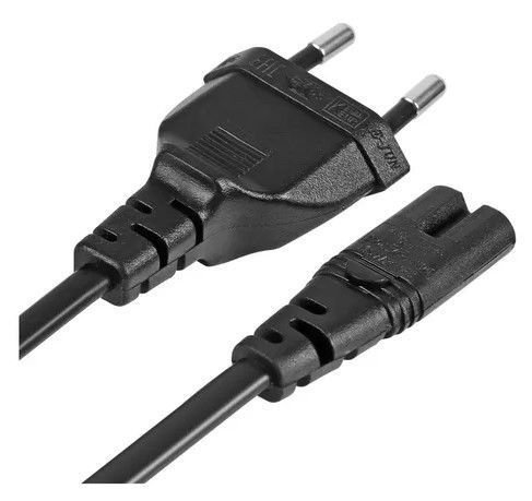 Cable de poder tipo 8 genérico IEC C7 negro para alimentación