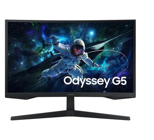 Imagen de MONITOR SAMSUNG 27" ODYSSEY G5 MSLS27CG552 QHD 165HZ 1MS HDMI DP GAMING