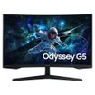 Monitor Samsung Odyssey G5 LS32CG552ELXZX de 32 pulgadas con pantalla curva, resolución QHD 2560x1440, frecuencia de actualización de 165Hz, conexiones HDMI y DisplayPort, ideal para gaming con imágenes fluidas, mayor inmersión y excelente calidad visual.