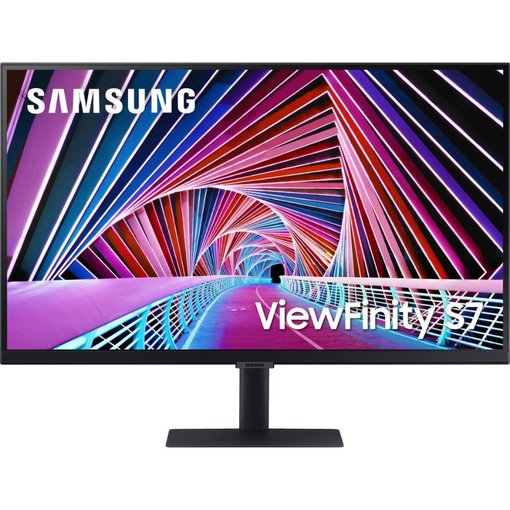 Monitor Samsung LS32D702EAN de 32 pulgadas con panel IPS, resolución UHD 4K 3840x2160, compatibilidad HDR10, conexiones HDMI y DisplayPort, ideal para diseño, productividad y entretenimiento con imágenes detalladas y colores precisos.