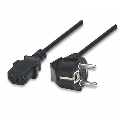 Cable de alimentación C13 a Schuko de 1.5 metros para PC, monitor y UPS