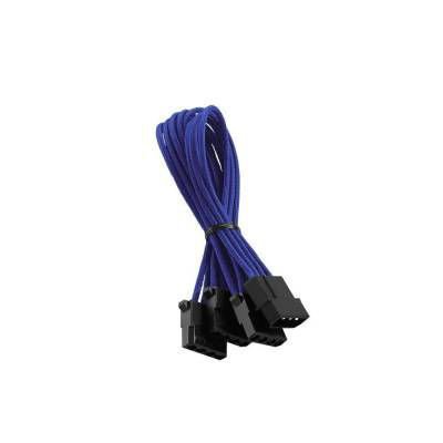 Cable de extensión Molex 4‑Pin CableMod ModFlex azul de 30 cm, diseño premium y flexible para ventiladores y accesorios de PC