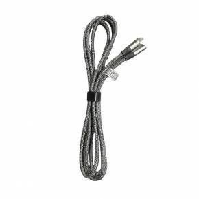 Cable extensión USB‑C genérico 3.1 plateado de 2 metros