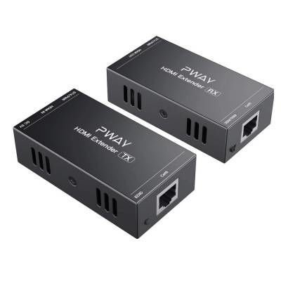 Extensor HDMI genérico PW‑HT202P para transmisión Full HD sobre cable Cat5e/Cat6