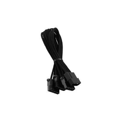 Cable de extensión Molex 4‑Pin CableMod ModFlex negro de 30 cm, diseño premium y flexible para ventiladores y accesorios de PC