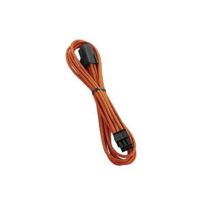 Cable de extensión PCIe 6‑Pin CableMod ModMesh naranja de 45 cm, diseño premium y rígido para tarjetas gráficas y gabinetes personalizados