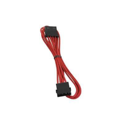 Cable de extensión Molex 4‑Pin CableMod ModFlex rojo de 45 cm, diseño flexible y estético para gabinetes personalizados