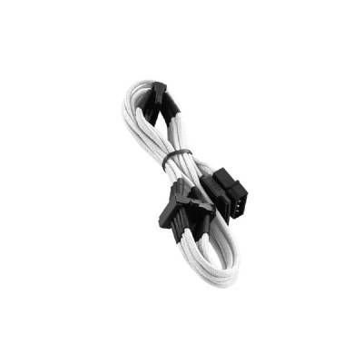 Cable de extensión Molex 4‑Pin CableMod ModFlex blanco de 80 cm, diseño flexible y estético para gabinetes grandes y personalizados