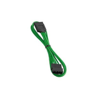 Cable de extensión/adaptador Molex a SATA CableMod ModFlex verde de 45 cm, diseño flexible y estético para gabinetes personalizados
