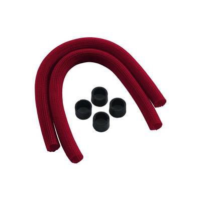 Funda flexible CableMod AIO Sleeving Kit para Corsair en acabado rojo, mejora estética de mangueras de refrigeración líquida