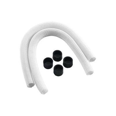 Funda flexible CableMod AIO Sleeving Kit para Corsair en acabado blanco, mejora estética de mangueras de refrigeración líquida
