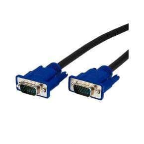 Cable VGA genérico M/M negro de 3 metros para monitor
