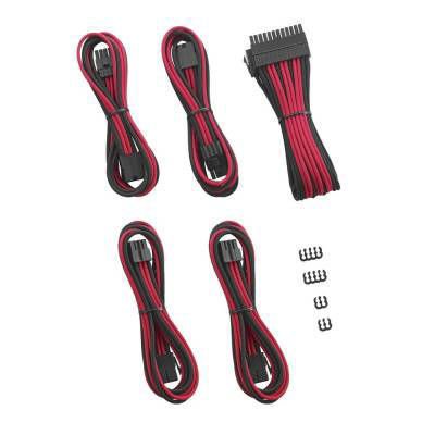 Kit completo de cables PSU CableMod Pro ModFlex negro/rojo para fuentes Corsair, diseño flexible y estético