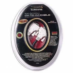 Cable Samsung DVI-I a DVI-I Dual Link de 3.66 metros para monitor y PC