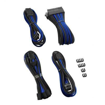 Kit completo de cables PSU CableMod Pro ModMesh negro/azul para fuentes Corsair, diseño rígido y estético