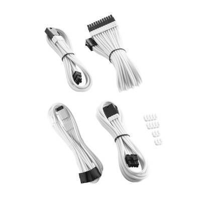 Kit completo de cables PSU CableMod Pro ModMesh blanco para fuentes Corsair, diseño rígido y estético