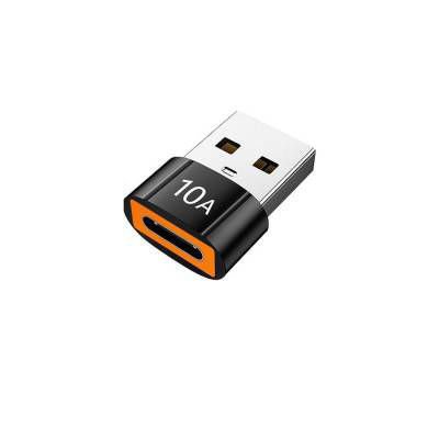 Adaptador USB-A macho a USB-C hembra 200W 10A carga rápida