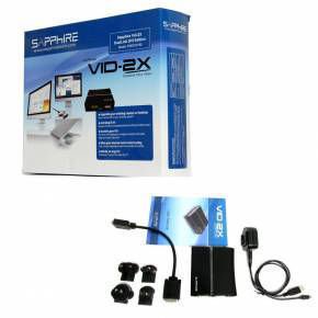Adaptador Sapphire DVI a 2 DVI VID-2X PSEDV2185 divisor de video