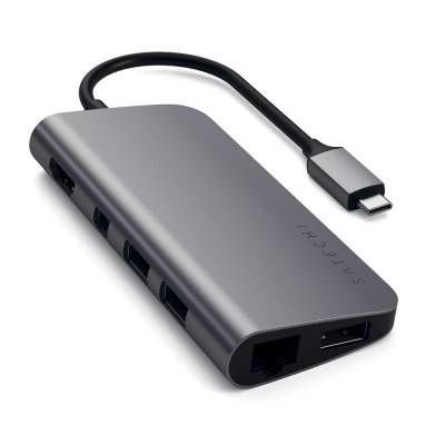 Imagen de ADAPTADOR  USB-C MULTIMEDIA SATECHI SPACE GRAY ST-TCMM8PAM