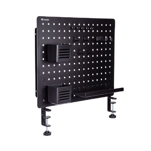 Tablero perforado Thermaltake para juegos, modelo GEA‑GDP‑DPLBLK‑01 en color negro mate