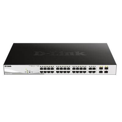 Imagen de SWITCH D-LINK 24 PORT GIGABIT POE DGS-1210-28MP/A