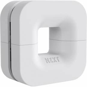 Soporte magnético NZXT Puck blanco para vinchas y cables, modelo BA‑PUCKR‑W1