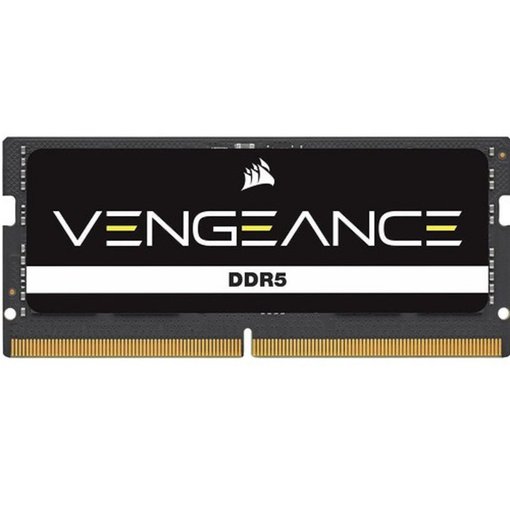 Memoria SODIMM Corsair VENGEANCE DDR5 de 24GB, velocidad 5600 MT/s, ideal para notebooks de alto rendimiento, gaming y creación de contenido.