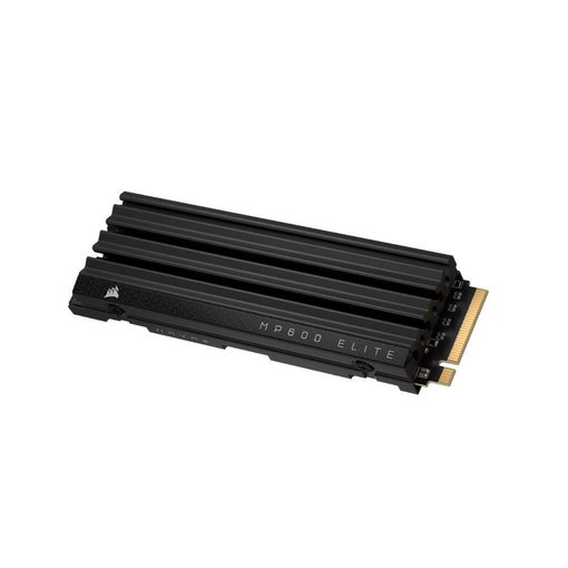 Disco SSD M.2 NVMe Corsair MP600 ELITE 1TB PCIe 4.0 Gen4 con disipador de aluminio modelo CSSD-F1000GBMP600EHS, velocidades de hasta 7000 MB/s para gaming, PS5 y PC de alto rendimiento