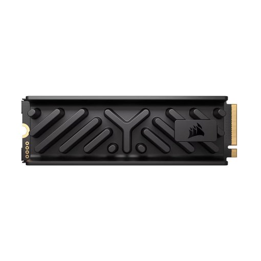Disco SSD M.2 Corsair MP700 ELITE 1TB PCIe 5.0 NVMe CSSD-F1000GBMP700EHS con disipador de aluminio y velocidad de hasta 10000 MB/s
