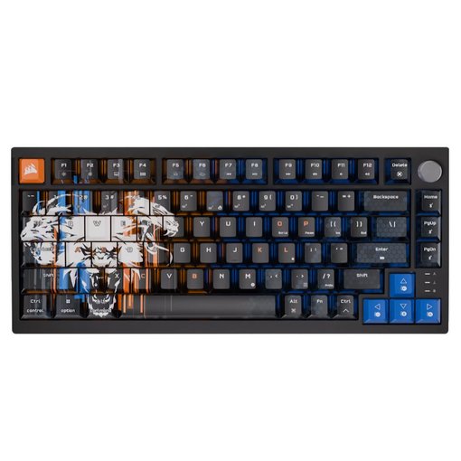 Teclado mecánico Corsair K65 Plus RGB 75% Call of Duty, modelo CH-91B4BCD-NA, compacto con retroiluminación RGB dinámica, switches de alto rendimiento y diseño temático exclusivo de Call of Duty