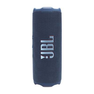 Parlante portátil JBL Flip 7 BT Blue con sonido JBL Pro Sound, conexión Bluetooth, resistencia al agua y polvo, diseño compacto e inalámbrico.