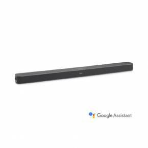 Barra de sonido inteligente JBL Link Bar BT con Chromecast integrado, conexión Bluetooth, control por voz y audio JBL de alta calidad para entretenimiento en el hogar.