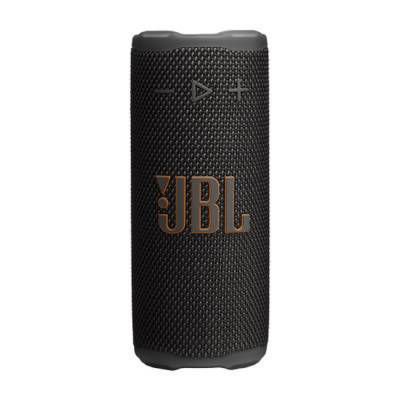 Parlante portátil JBL Grip Black color negro con conectividad Bluetooth y diseño compacto.