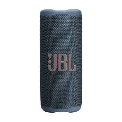 Parlante portátil JBL Grip Blue color azul con conectividad Bluetooth y diseño compacto.