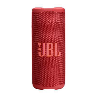 Parlante portátil JBL Grip Red color rojo con conectividad Bluetooth y diseño compacto.
