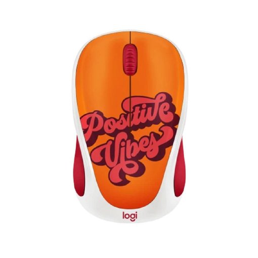 Mouse Logitech M317C Vibes Collection inalámbrico con diseño exclusivo, receptor USB nano, sensor óptico de alta precisión y formato compacto para PC y notebook.