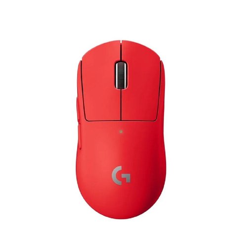 Mouse Logitech PRO X SUPERLIGHT 2 Gaming color rojo con tecnología LIGHTSPEED inalámbrica, sensor HERO 2 de alta precisión, diseño ultraliviano y rendimiento para eSports.