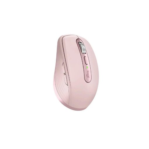 Mouse Logitech MX Anywhere 3 color Pink con conexión Bluetooth y receptor USB Logi Bolt, sensor Darkfield de alta precisión, rueda MagSpeed y diseño compacto para productividad.