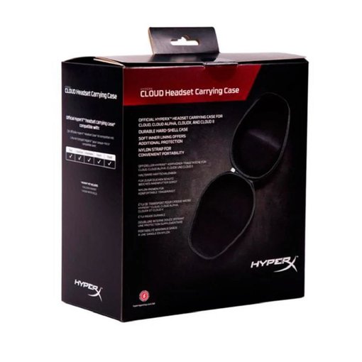 Estuche rígido HyperX Cloud Carrying Case HXS-HSCC1 para auriculares gamer