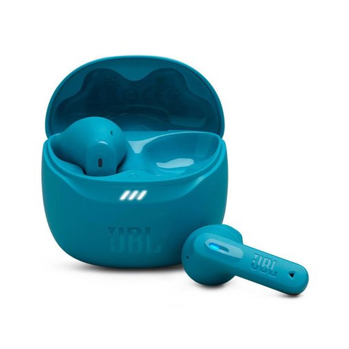 Auricular inalámbrico JBL Tune Flex 2 TWS Turquesa con sonido JBL Pure Bass, cancelación activa de ruido, conexión Bluetooth y micrófonos para llamadas claras, modelo JBLTFLEX2TQEAM.