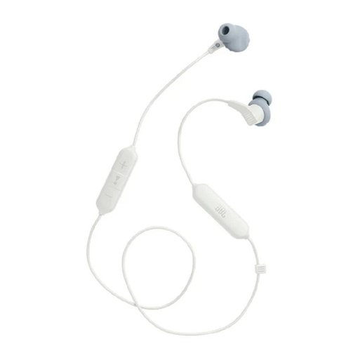 Auricular deportivo JBL Endurance Race 2 White inalámbrico con sonido JBL potente, ajuste ergonómico seguro, resistencia al agua y polvo, Bluetooth y batería duradera.
