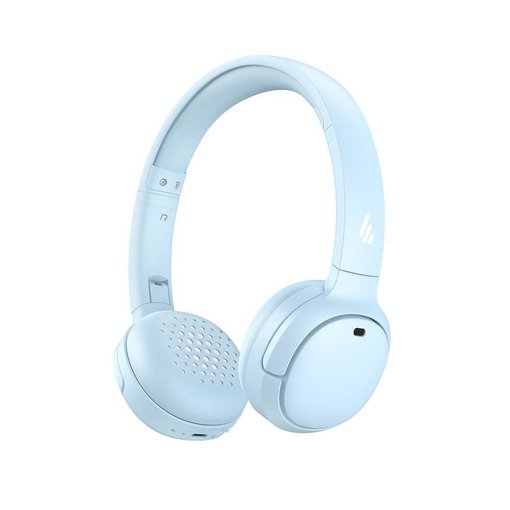 Vincha Edifier WH500 color azul con conexión inalámbrica Bluetooth y sonido de alta calidad para música y llamadas
