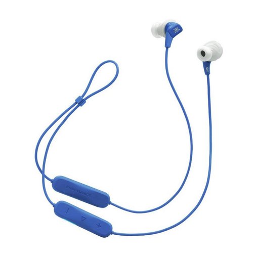 Auricular deportivo JBL Endurance Run 3 Blue con diseño ergonómico, ajuste seguro, sonido JBL de calidad y resistencia al sudor para entrenamiento.