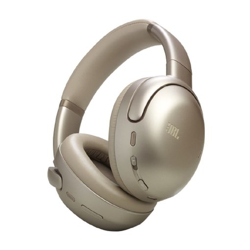 Auriculares JBL Tour One M3 color gris con sonido JBL Pro, cancelación de ruido adaptativa y diseño premium.