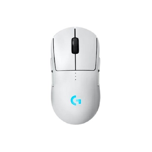 Mouse Logitech PRO 2 LIGHTSPEED Gaming color blanco con tecnología inalámbrica LIGHTSPEED, sensor de alta precisión, diseño liviano y rendimiento profesional para eSports y gaming competitivo.