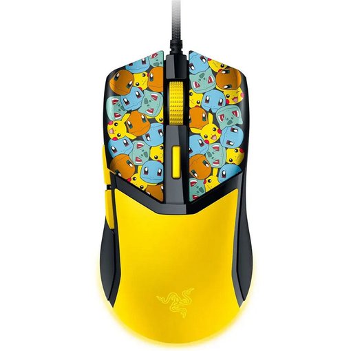 Mouse gamer Razer Cobra edición Pokémon con sensor óptico de alta precisión e iluminación RGB